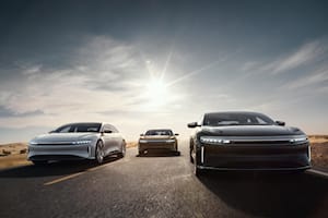 SPIED: Lucid Begins Development On BMW i4 Rival